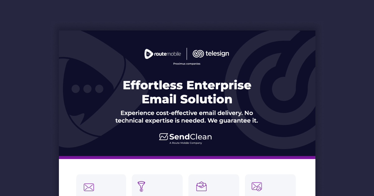 SendClean email platform 