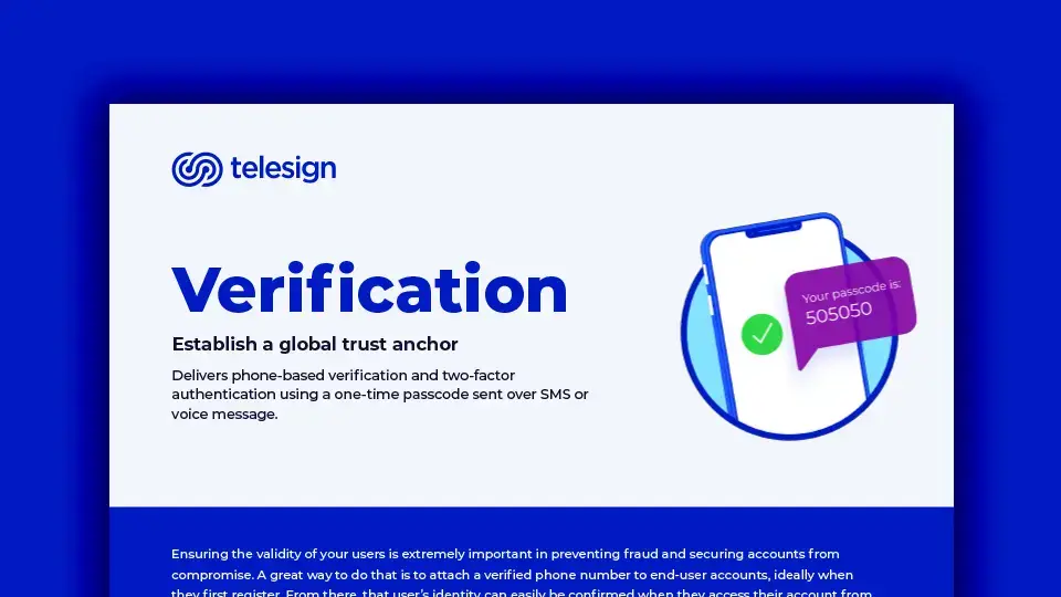 Verification datasheet